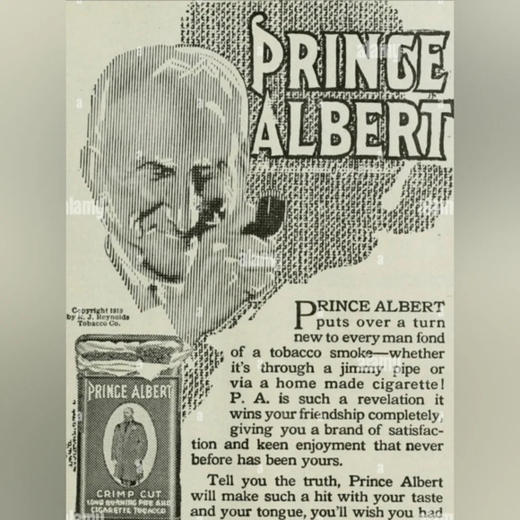 Prince Albert Tobacco Tin with alternate Advertisement on back - Picture 9 of 13
